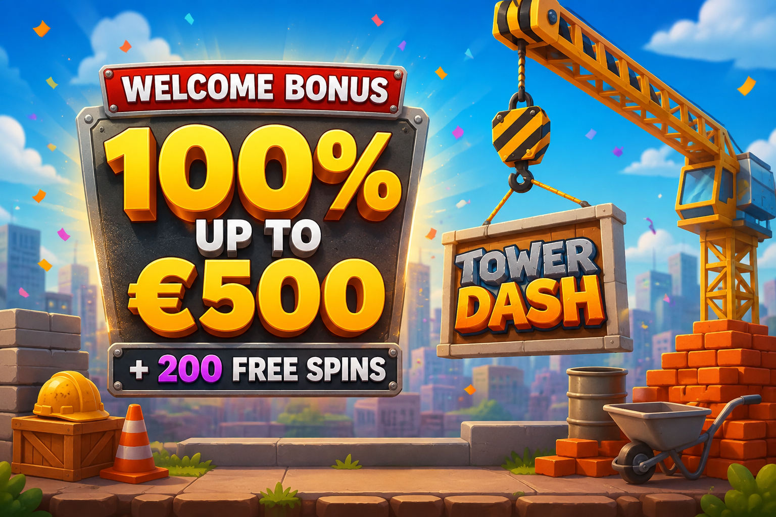 Bono de bienvenida de Tower Dash